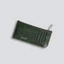 Porte-cartes - croco souple vert britannique