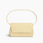 Ikon Clutch - autruche jaune beurre