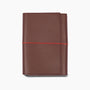 KAAI Stories Journal en cuir - marron châtaigne