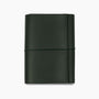 KAAI Stories Journal en cuir - vert foncé