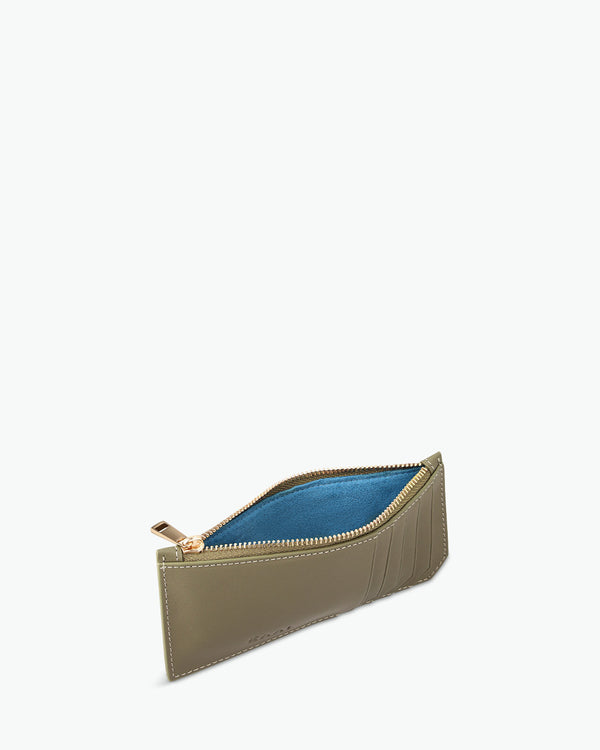 Porte-cartes - vert sauge