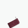 Cardholder - soft croco merlot