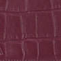 Ikon Clutch - soft croco merlot