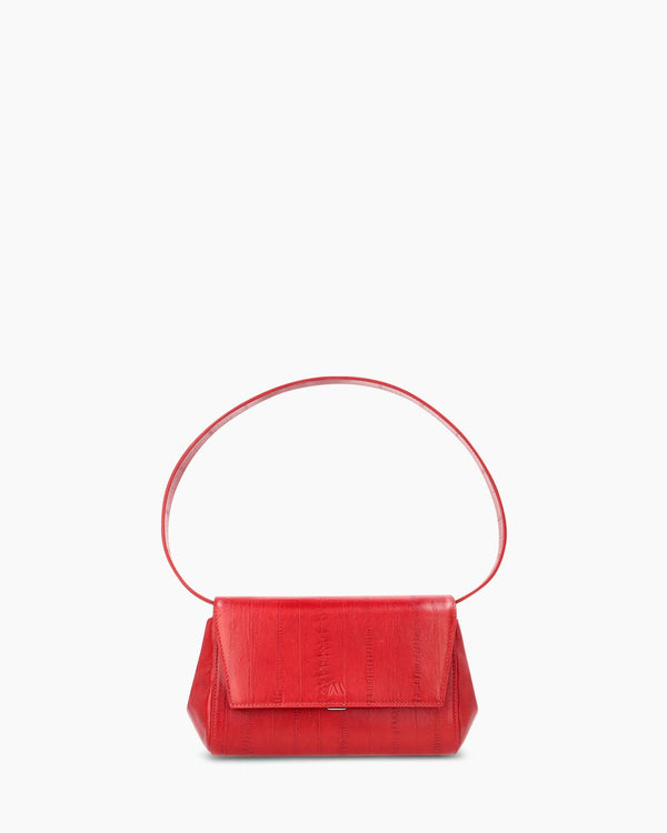 Ikon Clutch - anguille rouge vif