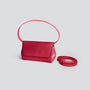 Ikon Clutch - naplack ruby pink