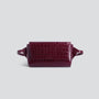Sac ceinture Ikon - croco aubergine