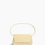 Ikon Clutch - ostrich butter yellow