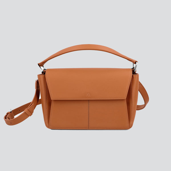 Ikon Schoudertas - cognac