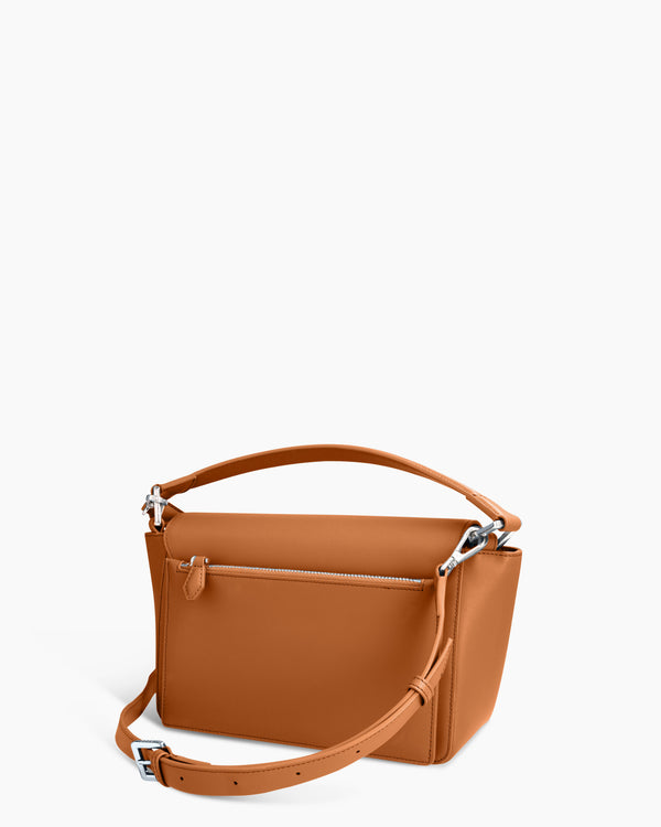 Ikon Schoudertas - cognac