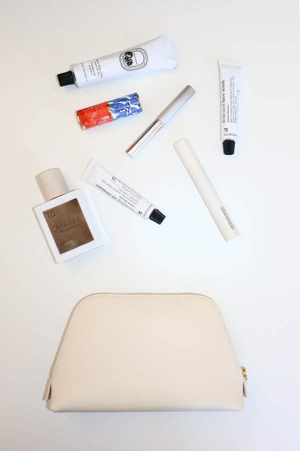 Makeup Bag - chalk white