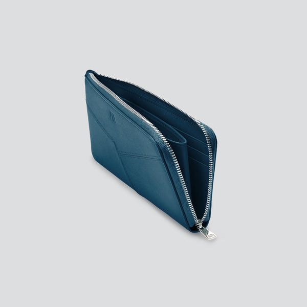 Large Wallet - teal blue
