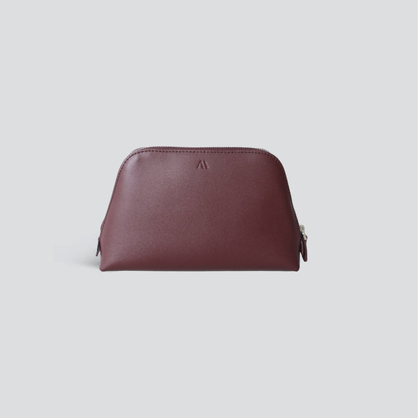 Makeup Bag - dark burgundy