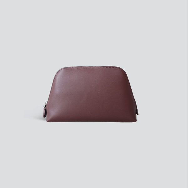 Makeup Bag - dark burgundy