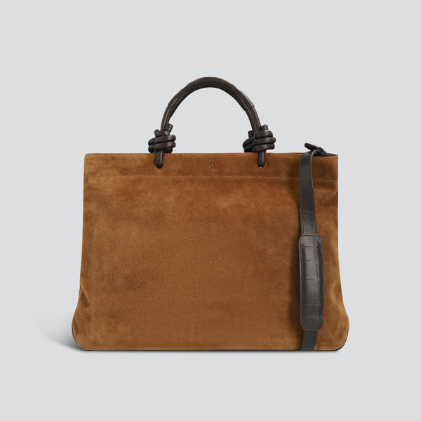Midi Loop - suede cognac