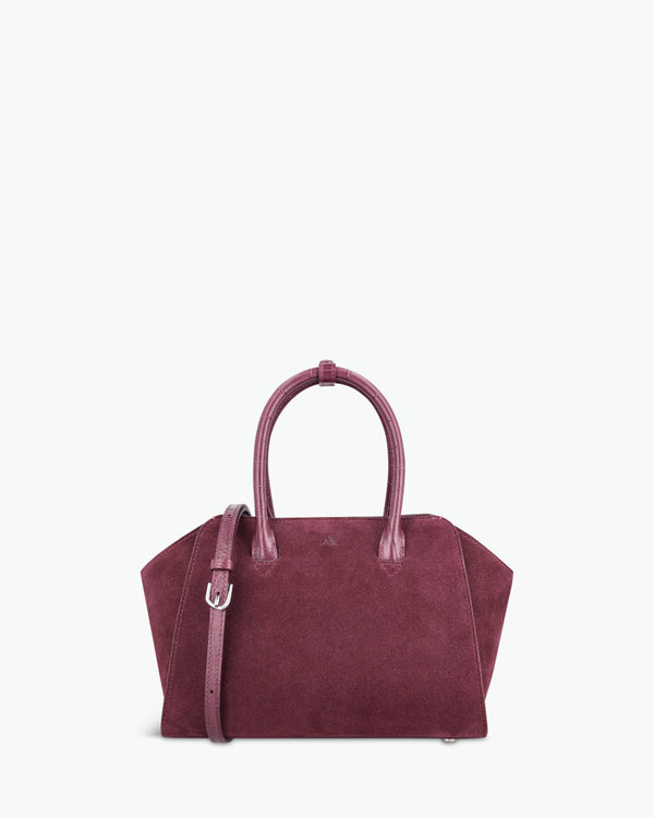 Mini Voyager - daim merlot