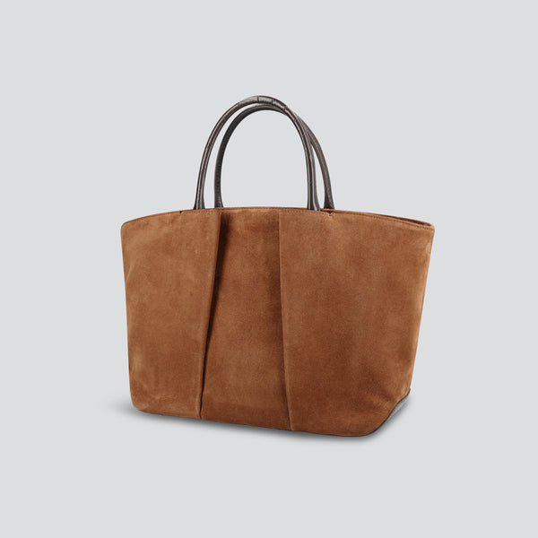 Mini Horizon - suede cognac