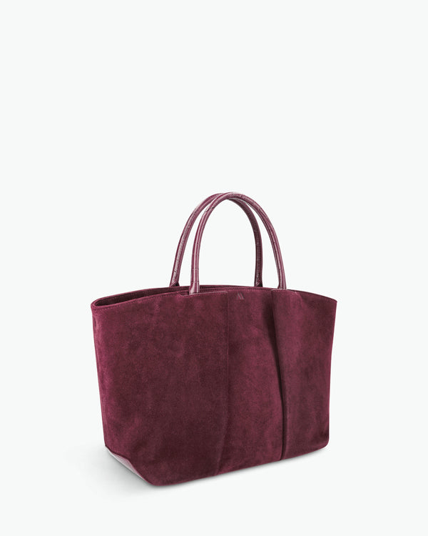 Mini Horizon - suède merlot