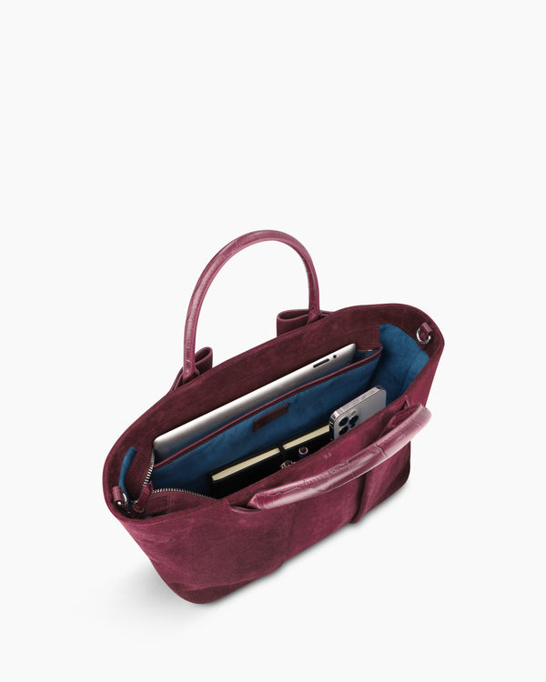 Mini Horizon - suede merlot