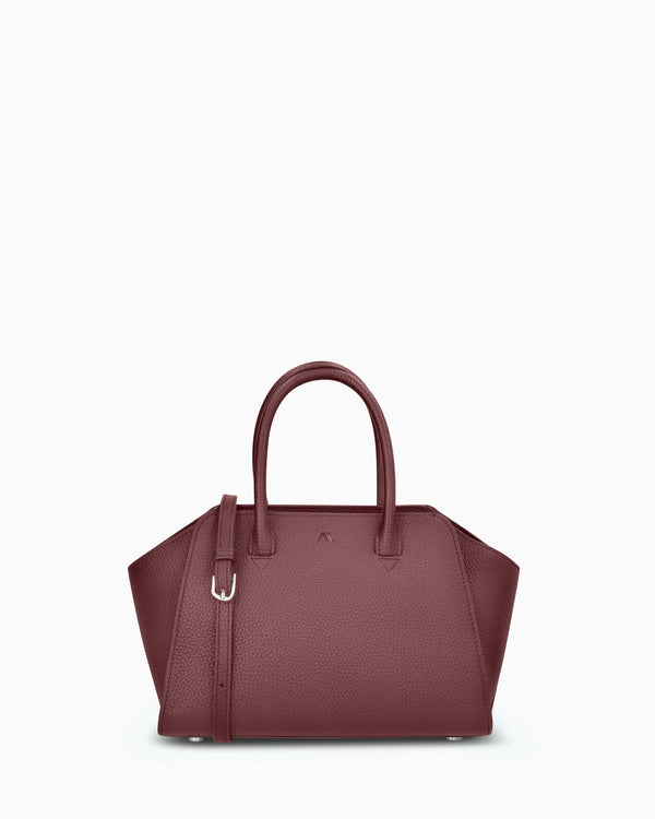Mini Voyager - grainé bordeaux foncé