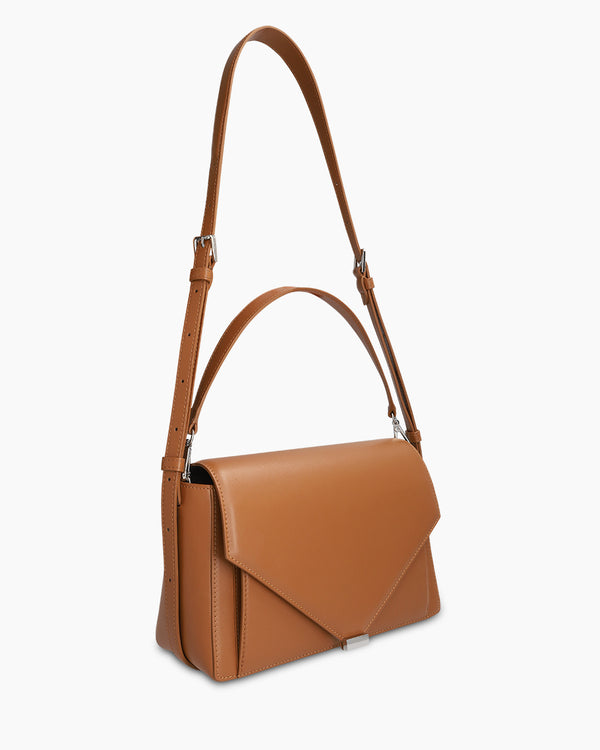 Muse Shoulderbag - soft touch cognac
