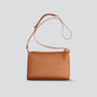 Rebel Clutch - soft touch cognac