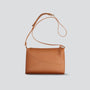 Rebel Clutch - soft touch cognac