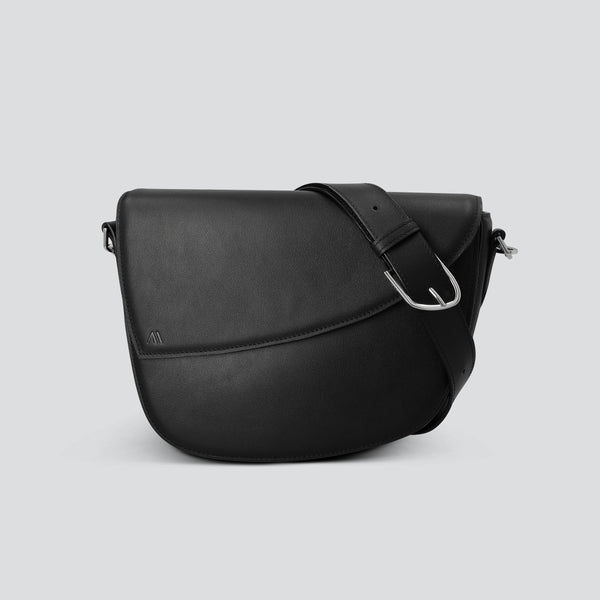 Rebel Saddle Bag - soft touch black
