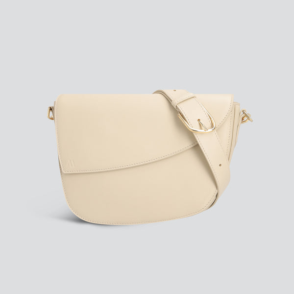 Rebel Saddle Bag - soft touch cream