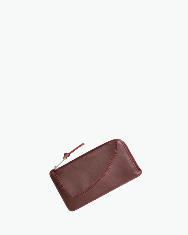 Rebel Porte-cartes - toucher doux marron châtaigne