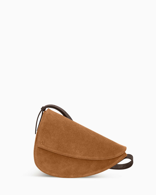 Rebel Sac à bandoulière - daim cognac