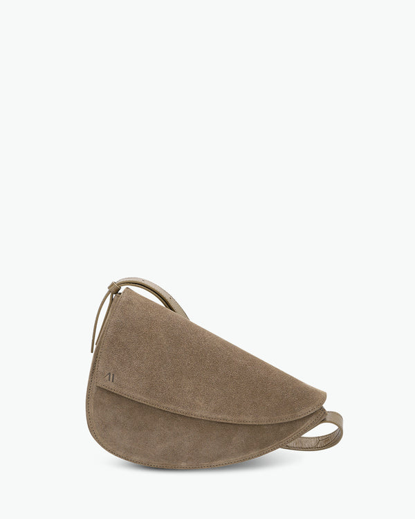 Rebel Sac à bandoulière - daim vert sauge