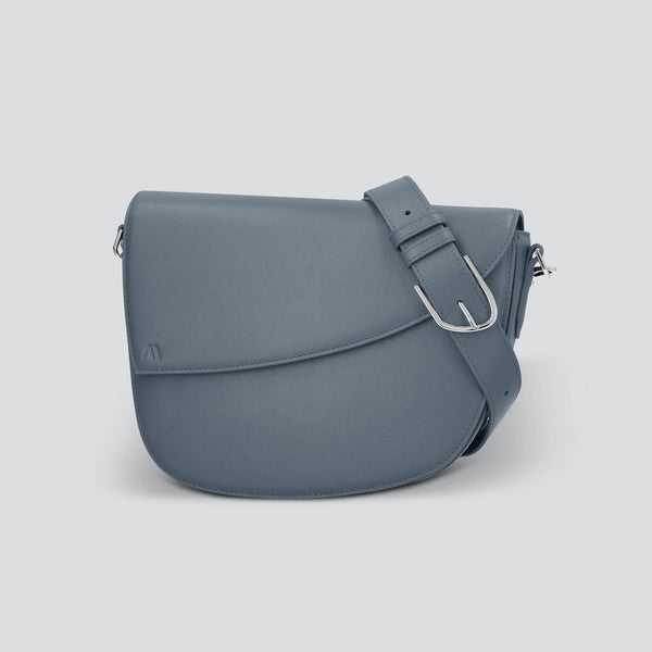 Rebel Saddle Bag - soft touch steel blue