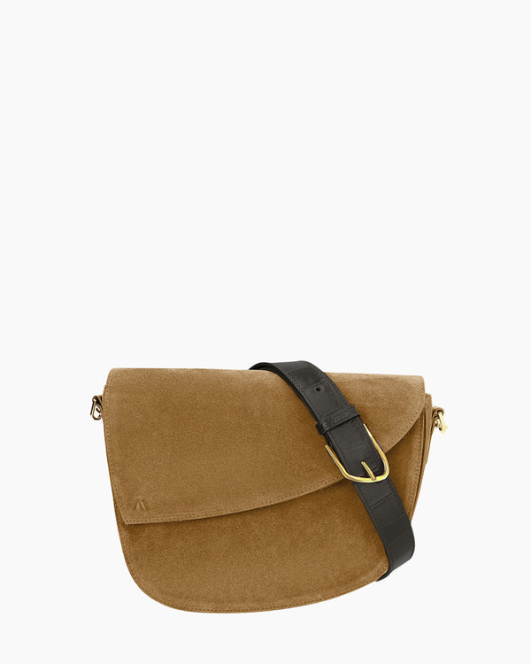 Rebel Saddle Bag - suede sand