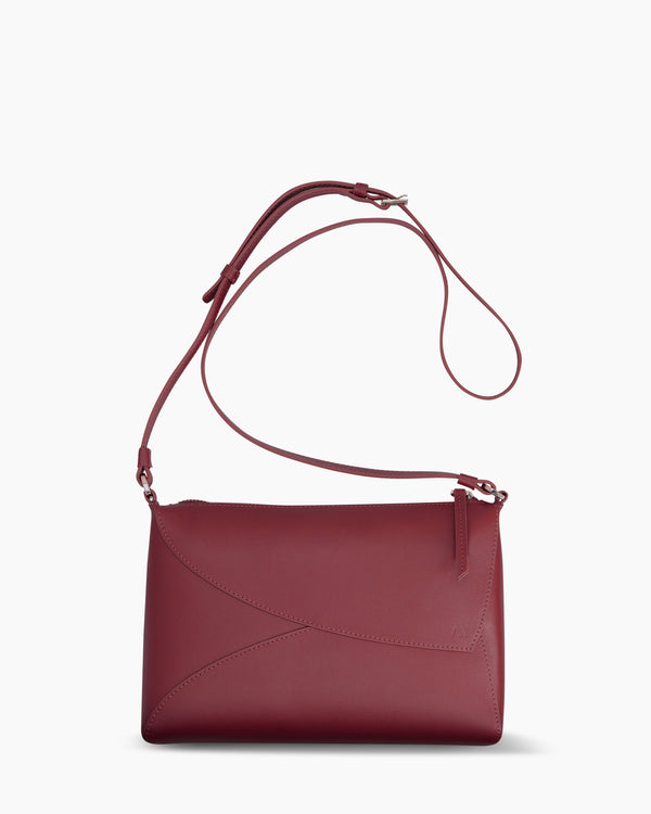 Rebel Clutch - soft touch dahlia red