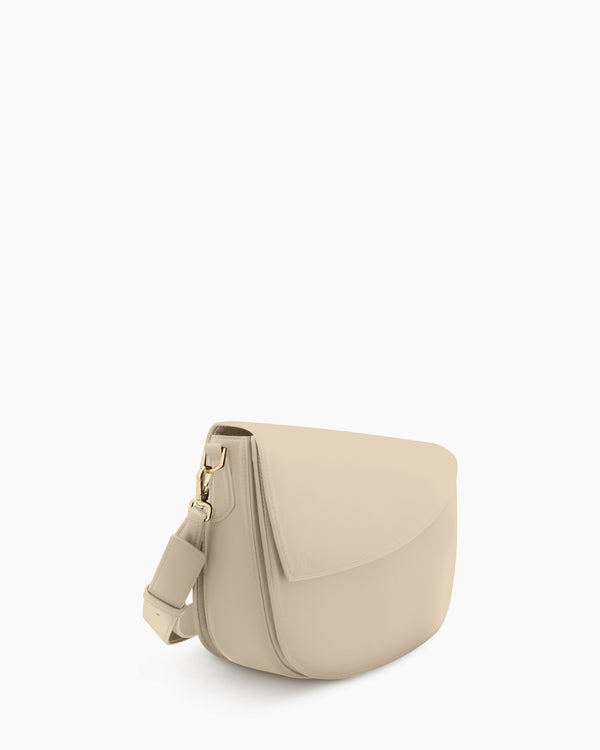 Rebel Saddle Bag - soft touch greige taupe