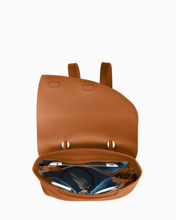 Rebel Mini Backpack - soft touch cognac