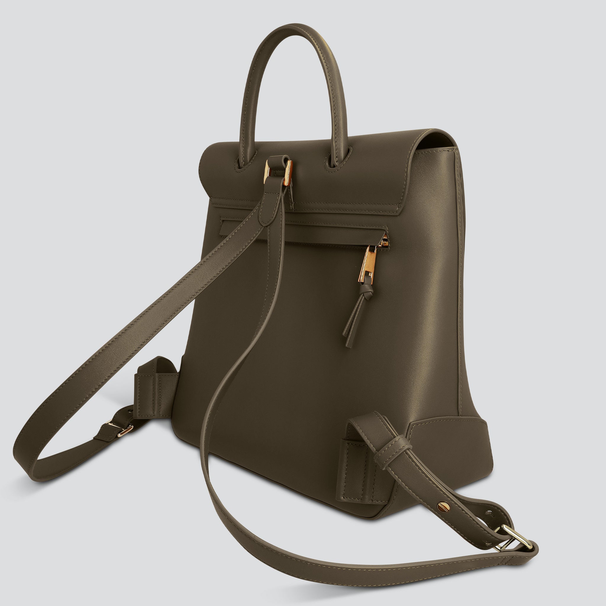 Rebel Mini Backpack - soft touch hunter khaki – KAAI