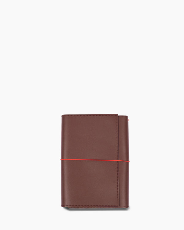 KAAI Stories Journal en cuir - marron châtaigne