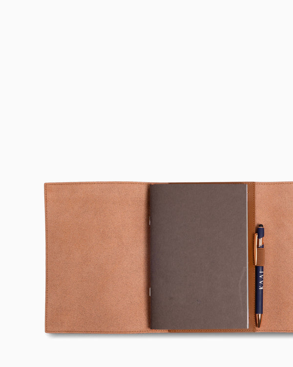 KAAI Stories Journal en cuir - cognac