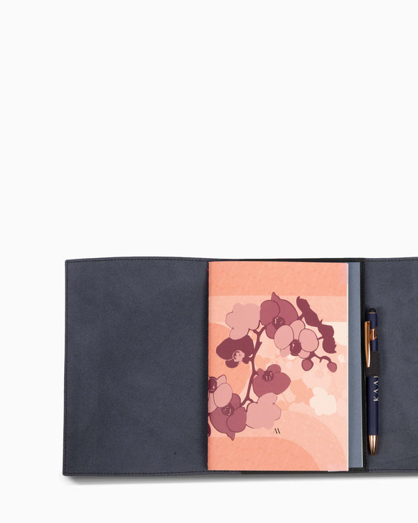 KAAI Stories Journal en cuir - vert foncé