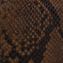 Ikon Clutch - python brun foncé