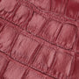Makeup Bag - soft croco dahlia red