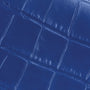 Rebel Sac à bandoulière - croco souple bleu indigo