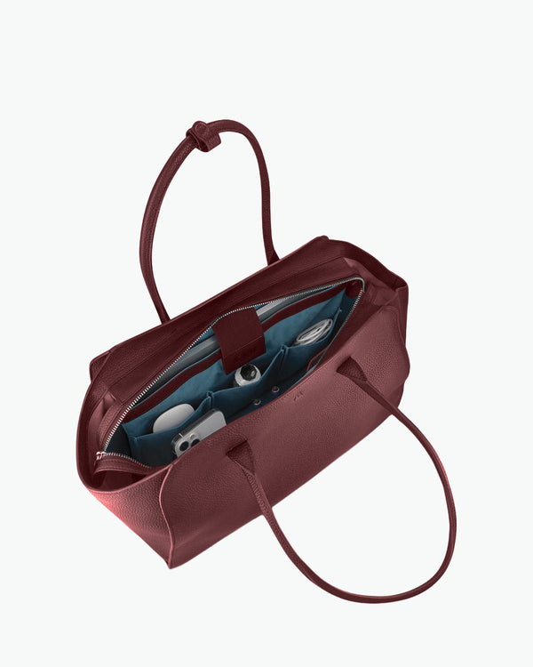 Voyager - grainé bordeaux foncé
