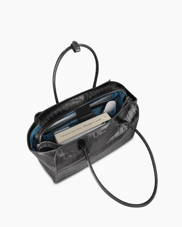 Voyager - soft croco black